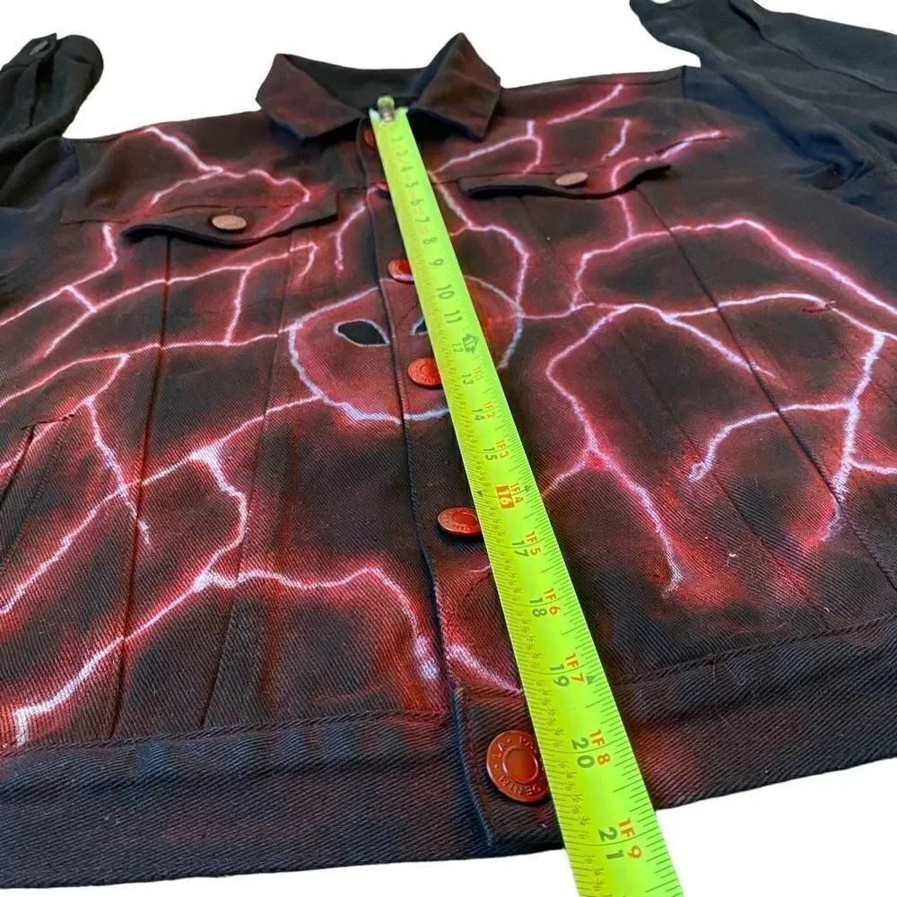 PacSun Custom Graphic Jean Jacket - Picture 15 of 15